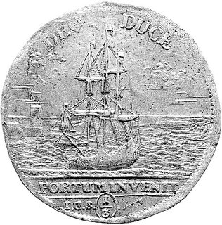 1/3 talara (1/2 guldena) 1717, Drezno, Kam. 627 R2, rzadka moneta wybita z okazji śmierci Anny Zofii - matki Augusta II.
