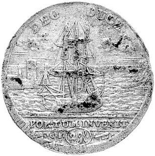 dwugrosz 1717, Drezno, Kam. 625 R2, rzadka moneta wybita z okazji śmierci Anny Zofii - matki Augusta II.