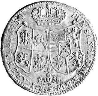 1/6 talara 1750, Drezno, Kam. 1315 R, ładnie zachowany egzemplarz.