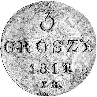5 groszy 1811, Warszawa, odmiana z literkami IB,
