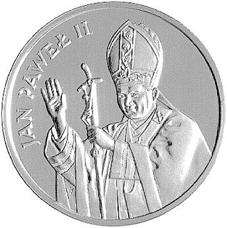 2.000 złotych 1982, Szwajcaria, II wizyta papieża Jana Pawła II w Polsce, Parchimowicz 351a, złoto, 6.86 g.
