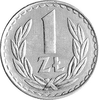 1 złoty 1983, Warszawa, nakład nieznany, miedzionikiel, 7.56 g, rzadka moneta.