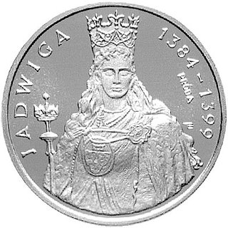 1000 złotych 1988, Jadwiga, na rewersie wypukły 