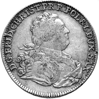 talar 1763, Drezno, pod tarczą herbową literki F