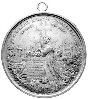 medal żałoby narodowej autorstwa Bolesława Podcz