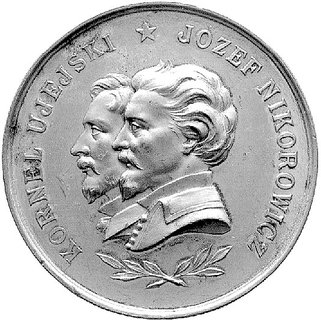 Kornel Ujejski i Józef Nikorowicz- medal wybity 
