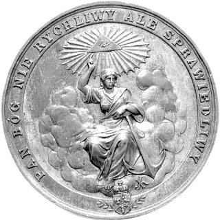 medal autorstwa Juliusza Kossaka wybity z okazji