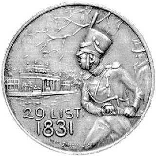 medal autorstwa W. Wiśniewskiego wybity w 85 roc