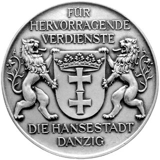nagrodowy medal gdański za zasługi 1934 r., Aw: 