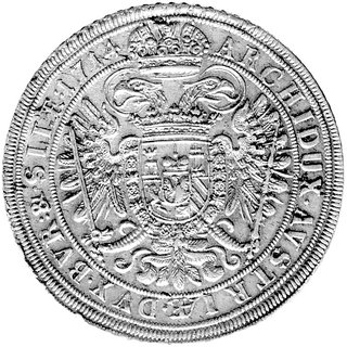 Karol VI 1711-1740, talar 1714, Wrocław, Aw: Popiersie, Rw: Orzeł dwugłowy, Her.402, Dav.1090