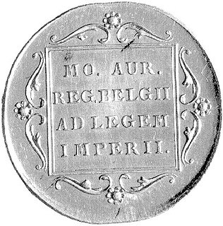 Wilhelm III 1849- 1890, dukat 1849 Utrecht, Aw: Stojący rycerz, w polu data, Rw: Napisy w kwadracie, Fr.344, Delmonte 1214, złoto 3.53 g., piękna moneta wybita na dużym krążku