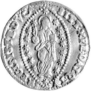 Bertucci Valier 1656- 1658, dukat, Aw: Doża klęczący przed św. Markiem, Rw: Postać Chrystusa, Fr.1326, złoto 3.26 g.