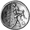 M. Herennius 108-107 pne, denar, Aw: Pietas w prawo i napis z lewej srony PIETAS, Rw: Amphinomus n..