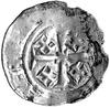 Henryk II 1154- 1189, pens typ \cross and crosslet, Aw: Popiersie króla w płaszczu z berłem na wpr..