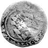 Henryk III 1273-1309, kwartnik, Głogów, Aw: Głowa na wprost, Rw: Tarcza herbowa; w otoku mało czyt..
