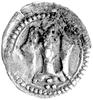 Jan I Żagański 1397-1439, halerz, Kożuchów, Aw: Litera M, Rw: Wieża, Fbg 265