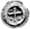 brakteat; Krzyż, w wolnych polach cztery kule, Voss.47, Neumann 1.p.- podobny