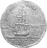1/3 talara (1/2 guldena) 1717, Drezno, Kam. 627 R2, rzadka moneta wybita z okazji śmierci Anny Zof..