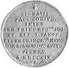 ćwierćtalara 1719, Drezno, Kam. 633 R2, Merseb. 1529, rzadka moneta wybita z okazji ślubu Fryderyk..
