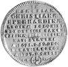 1/6 talara 1727, Drezno, Kam. 638 R2, Merseb. 1661, rzadka moneta wybita z okazji śmierci królowej..