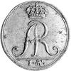 grosz bez daty (1733), Drezno, Kam. 652, Merseb. 1578, bardzo rzadka i efektowna moneta , wybita z..