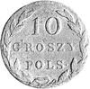 10 groszy 1831, Warszawa, Plage 93, rzadkie.