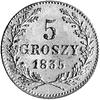 5 groszy 1835, Wiedeń, Plage 296, ładnie zachowa