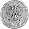 10.000 złotych 1982, Szwajcaria, II wizyta papieża Jana Pawła II w Polsce, Parchimowicz 363a, złot..