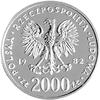 2.000 złotych 1982, Szwajcaria, II wizyta papieża Jana Pawła II w Polsce, Parchimowicz 351a, złoto..