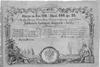 akcja na 100 rubli srebrem 1866 wydana przez Spółkę Domu Handlowego Komisowego pod firmą Jabłkowsk..