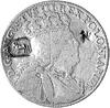 pieniądz zastępczy nieokreślonego majątku, na orcie Augusta III z 1753 roku dwie kontrmarki na awe..