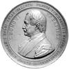 Leon Sapieha- medal autorstwa C. Radnitzkiego 1858 r., Aw: Popiersie w kontuszu w lewo i napis: LE..
