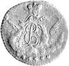 5 kopiejek 1758, Petersburg, Aw: Orzeł z rozpostartymi skrzydłami, wyżej korona i monogram EI, Rw:..