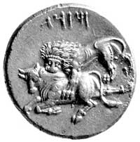 Cylicja- Tarsos, Mazaios 361-335, stater, Aw: Baal na tronie z orłem i berłem z lotosu w rękach; z..