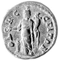 Tracja-Odessos, AE-23, Aw: Popiersie cesarza w prawo i napis , Rw: Wiel- ki Bóg stojący w lewo z p..