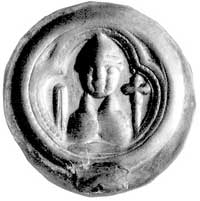 Otto Bogaty 1156-1190, brakteat; Popiersie księc