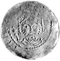 cesarz Henryk III 1039-1056, denar, Aw: Popiersie cesarza na wprost i napis w otoku, Rw: Łódź z na..