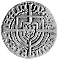 Jan von Tiefen 1489-1497, grosz, Aw: Tarcza wielkiego mistrza, Rw: Tarcza krzyżacka, Neumann 31, r..