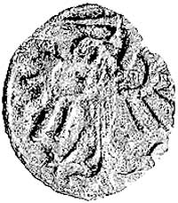 denar bez daty, Gdańsk, Kurp. 395 R3, Gum. 542, T. 18, lekko wykruszony krążek, rzadki