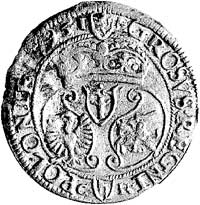grosz 1593, Olkusz, odmiana ze znakami mennicy s
