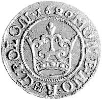 półgrosz 1620, Bydgoszcz, Kurp. 253 R3, Gum. 896, bardzo rzadka i ładnie zachowana moneta