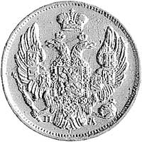 3 ruble = 20 złotych 1837, Petersburg, Plage 305, Fr. 111, złoto, 3.90 g, drobne uszkodzenia na tl..