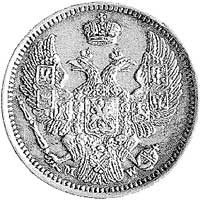 10 kopiejek 1855, Warszawa, Plage 458, rzadka i ładnie zachowana moneta