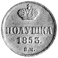 połuszka 1853, Warszawa, Plage 534, bardzo ładny i rzadki egzemplarz, patyna