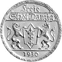 25 guldenów 1930, Berlin, J. D 11, minimalne uderzenie na nodze Posejdona, piękny egzemplarz ze st..