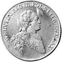 talar 1766, Drezno, Schnee 1055, Dav. 2678, polerowane tło monety