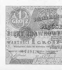 1 grosz 28.04.1924, Pick 42, różne oznaczenia se