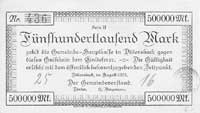 Dzietrzychowice /Dittersbach/ - 500.000 marek, 1 i 50 miliardów marek 08.1923, Keller 1029, razem ..