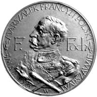 medal wybity z okazji odsłonięcia pomnika księcia Józefa Poniatowskiego w Warszawie 1923 r., Aw: P..