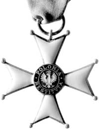 krzyż Komandorski Orderu Odrodzenia Polski, wzór z 1921 roku, (klasa III), ustanowiony ustawą Sejm..